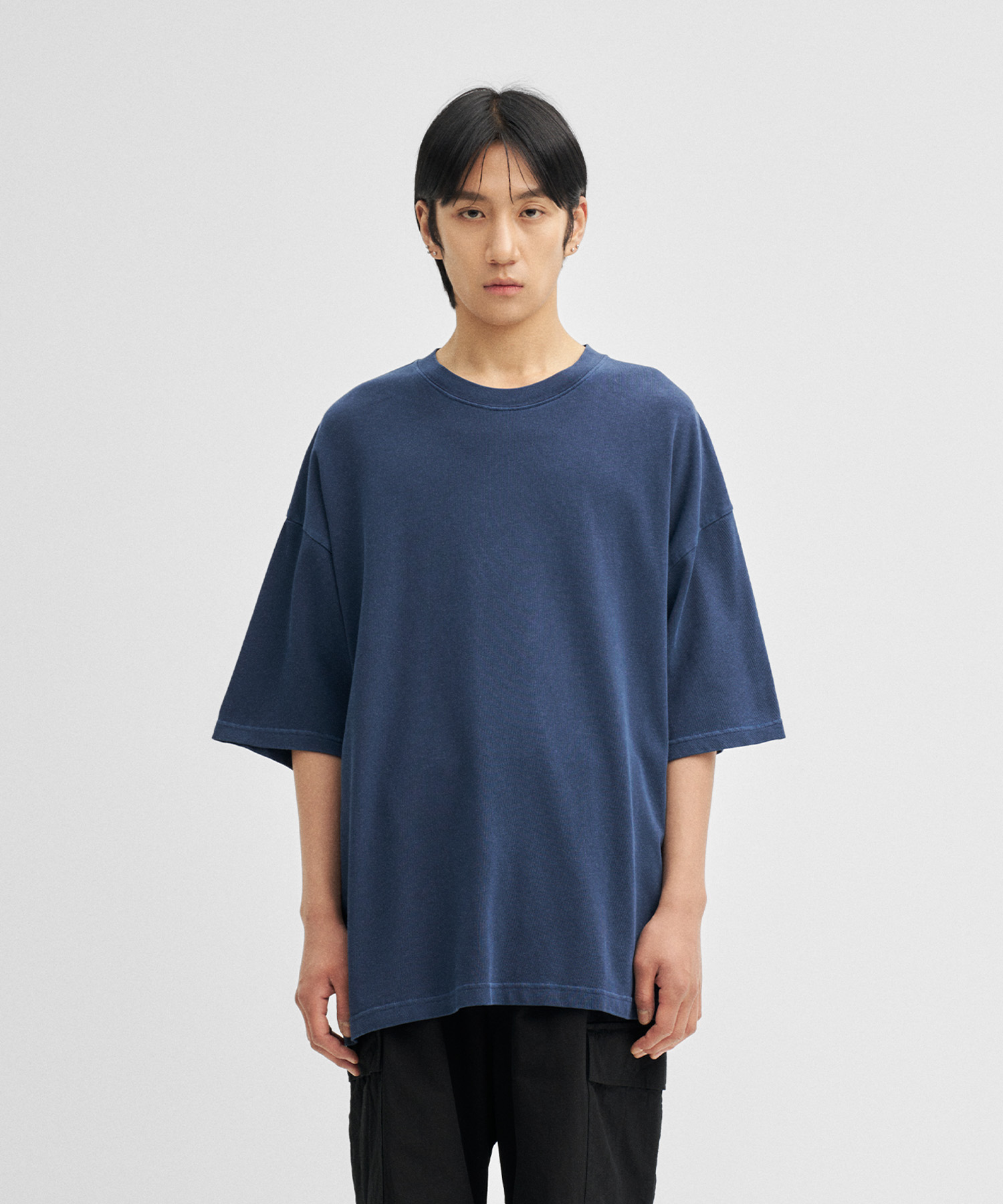 Pigment Wide S/S T-Shirt (Navy)