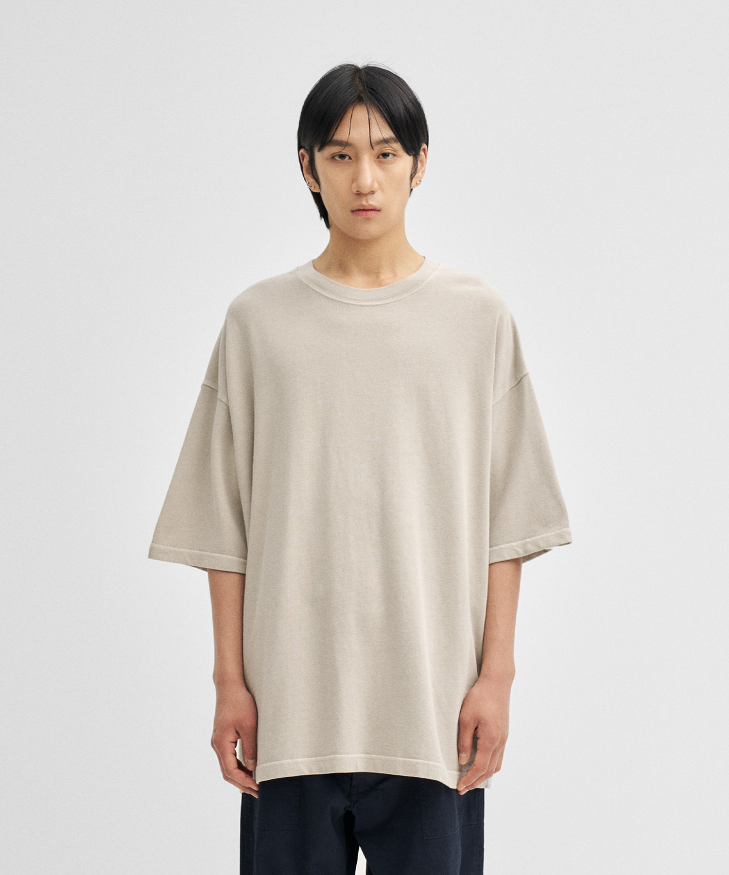 Pigment Wide S/S T-Shirt (L.Gray)