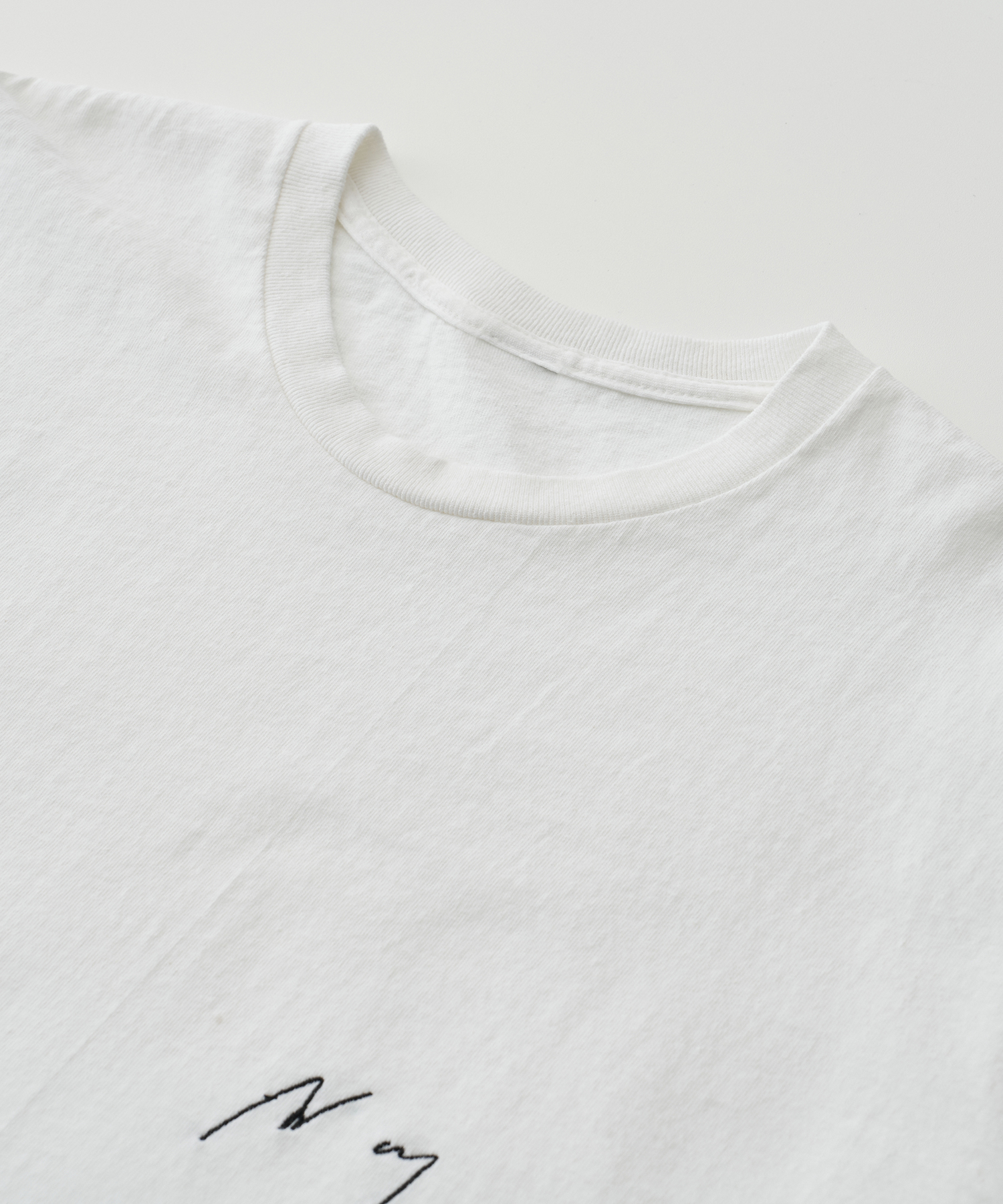 Embroidery T-shirt (White)