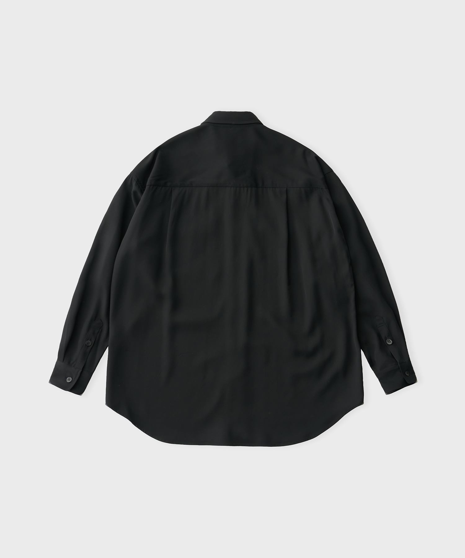 Viscose Twill L/S Shirt (Black)