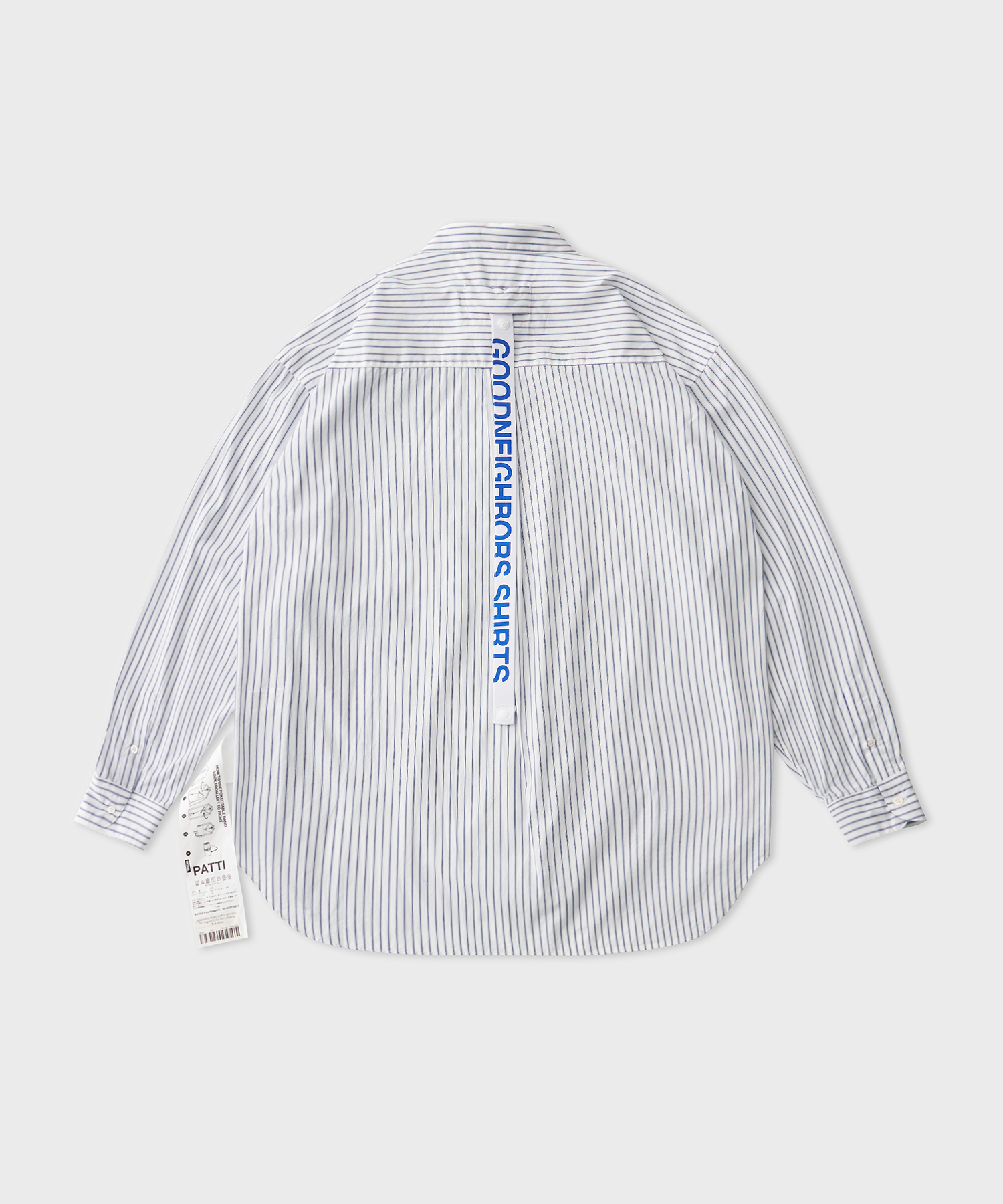 Patti Regular Collar Shirt (Oriental Blue Stripe)