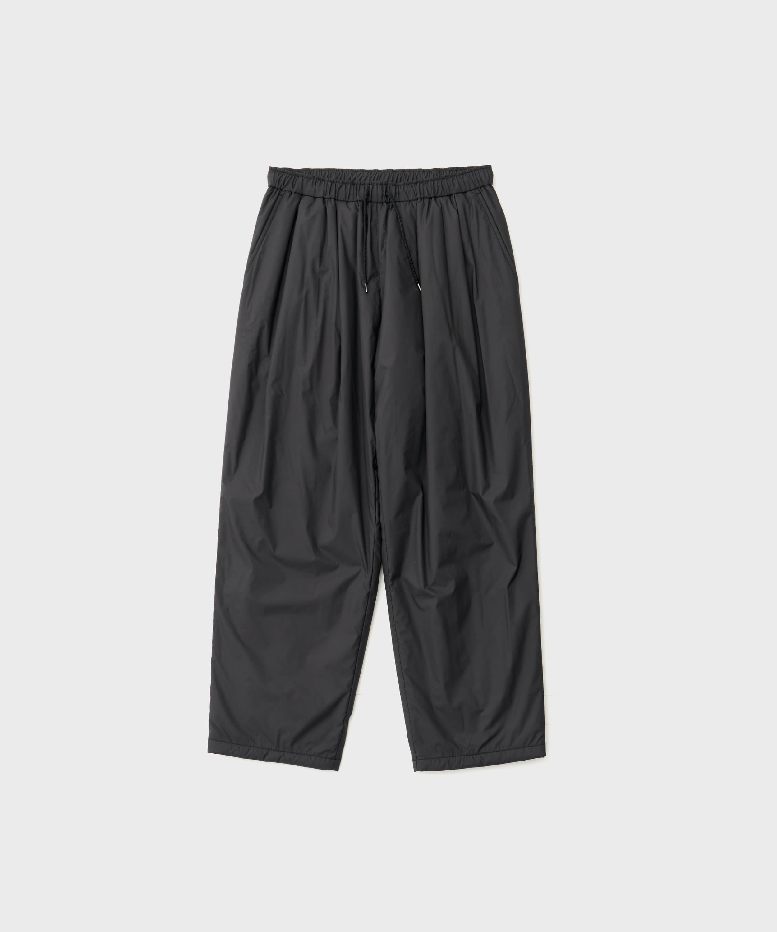 Insulation Tuck Pants (Black)