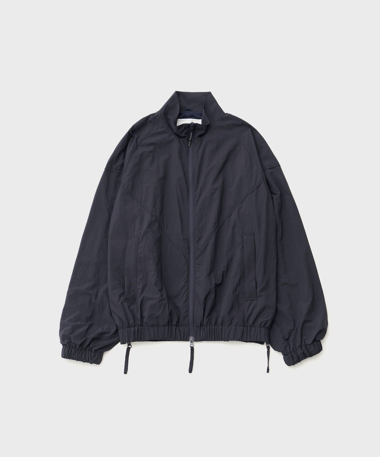 Nylon Taslan Over Sized Military Training Blouson (Dark Navy)