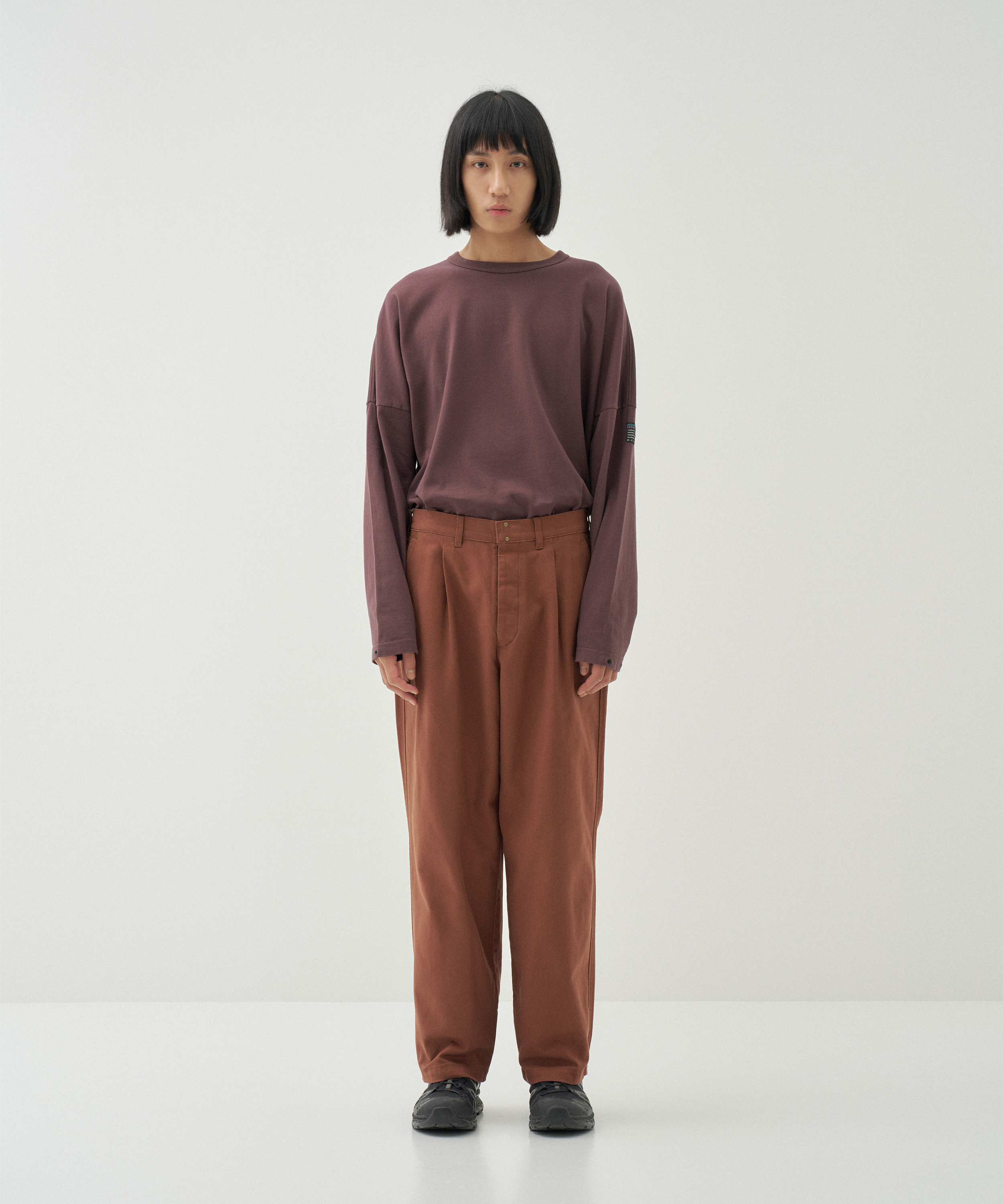 Supima Compact 奥深 Band Collar Dungaree