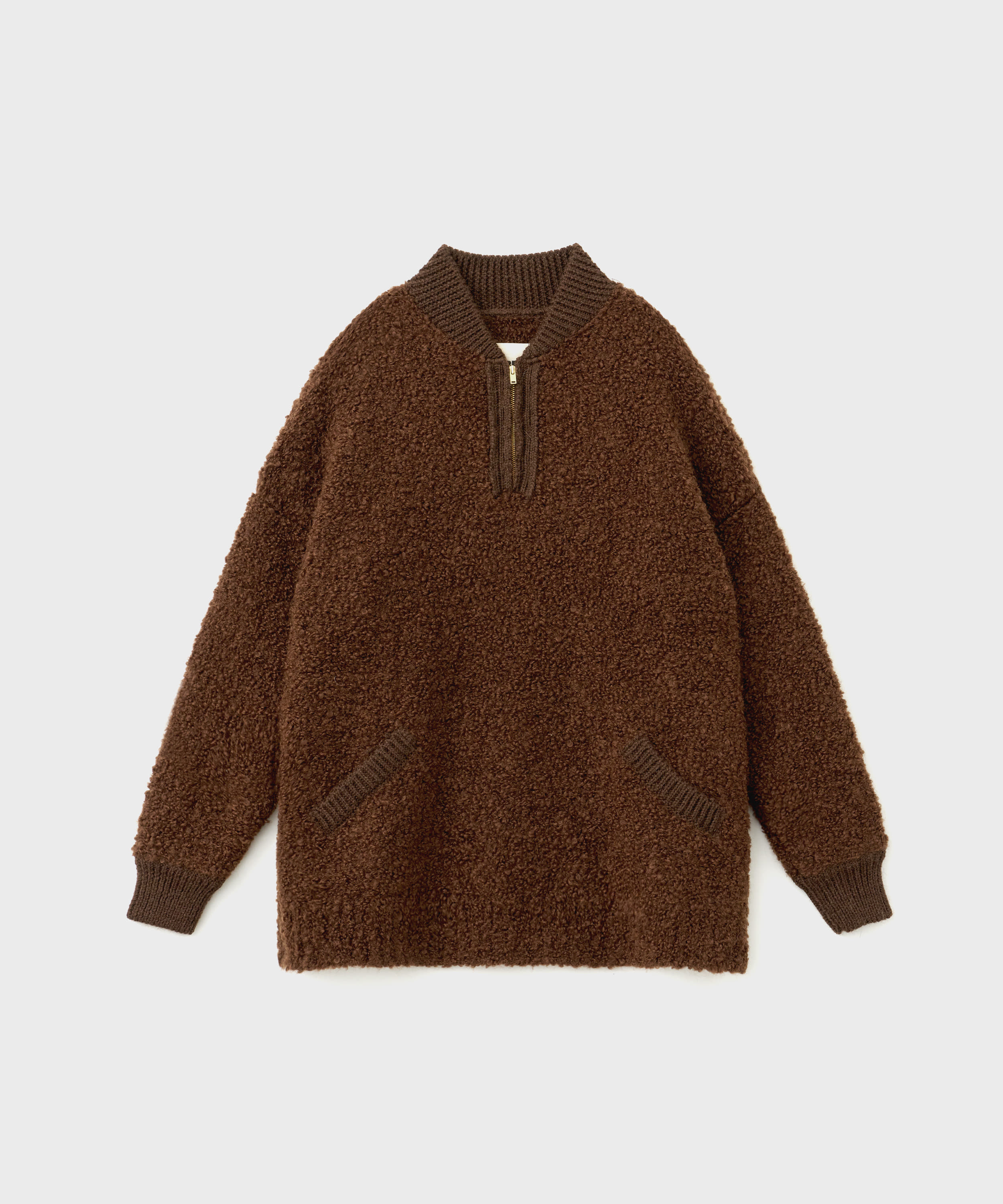 Wool / Mohair Polo Sweater (Tierra)