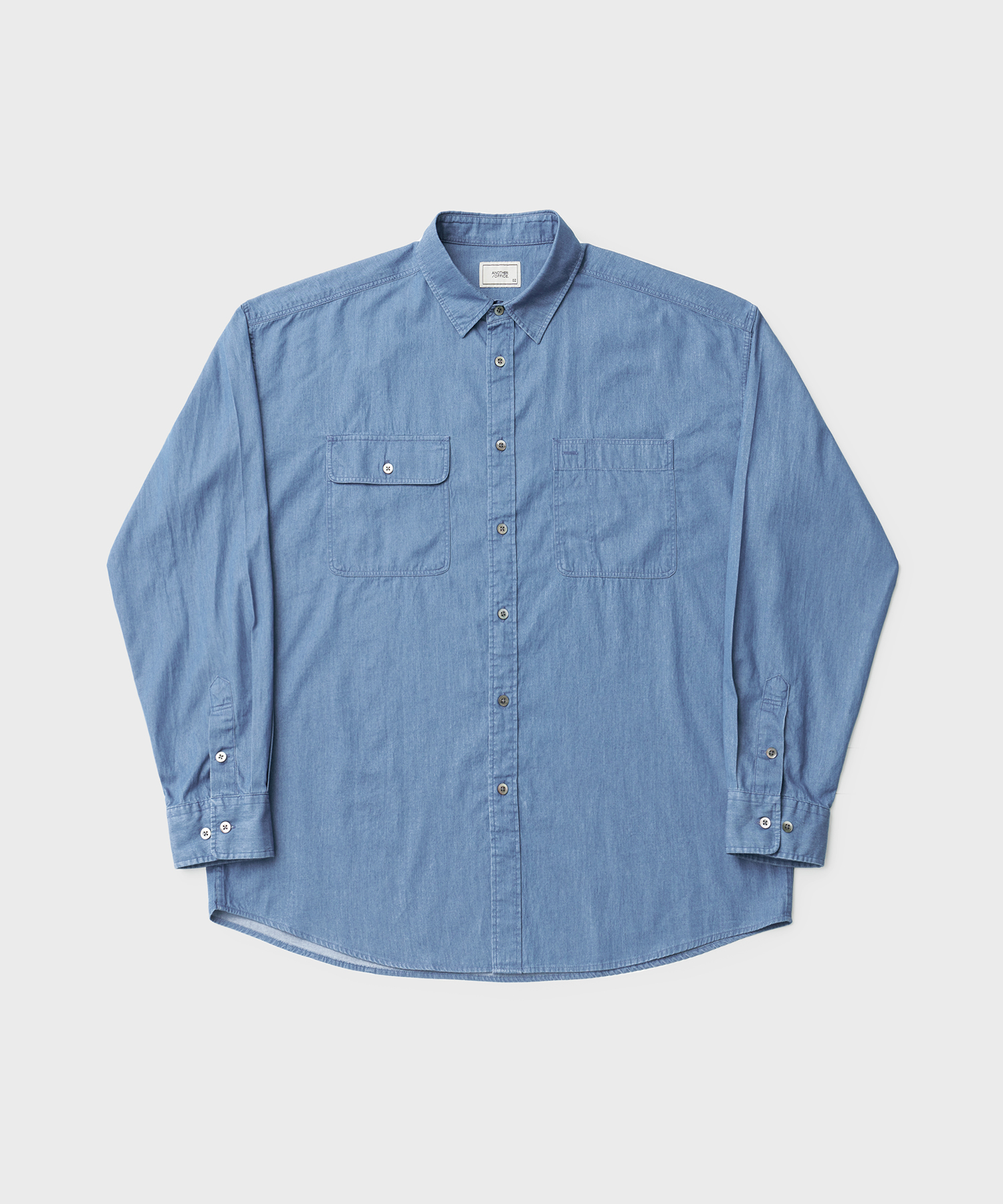 Portland Denim Shirt (Mid Blue)