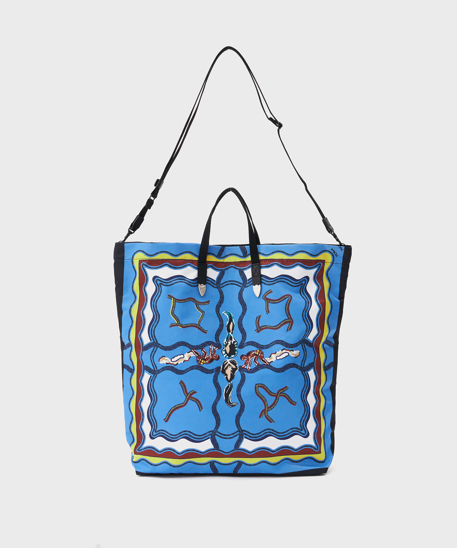 Print Tote Bag (Light Blue)