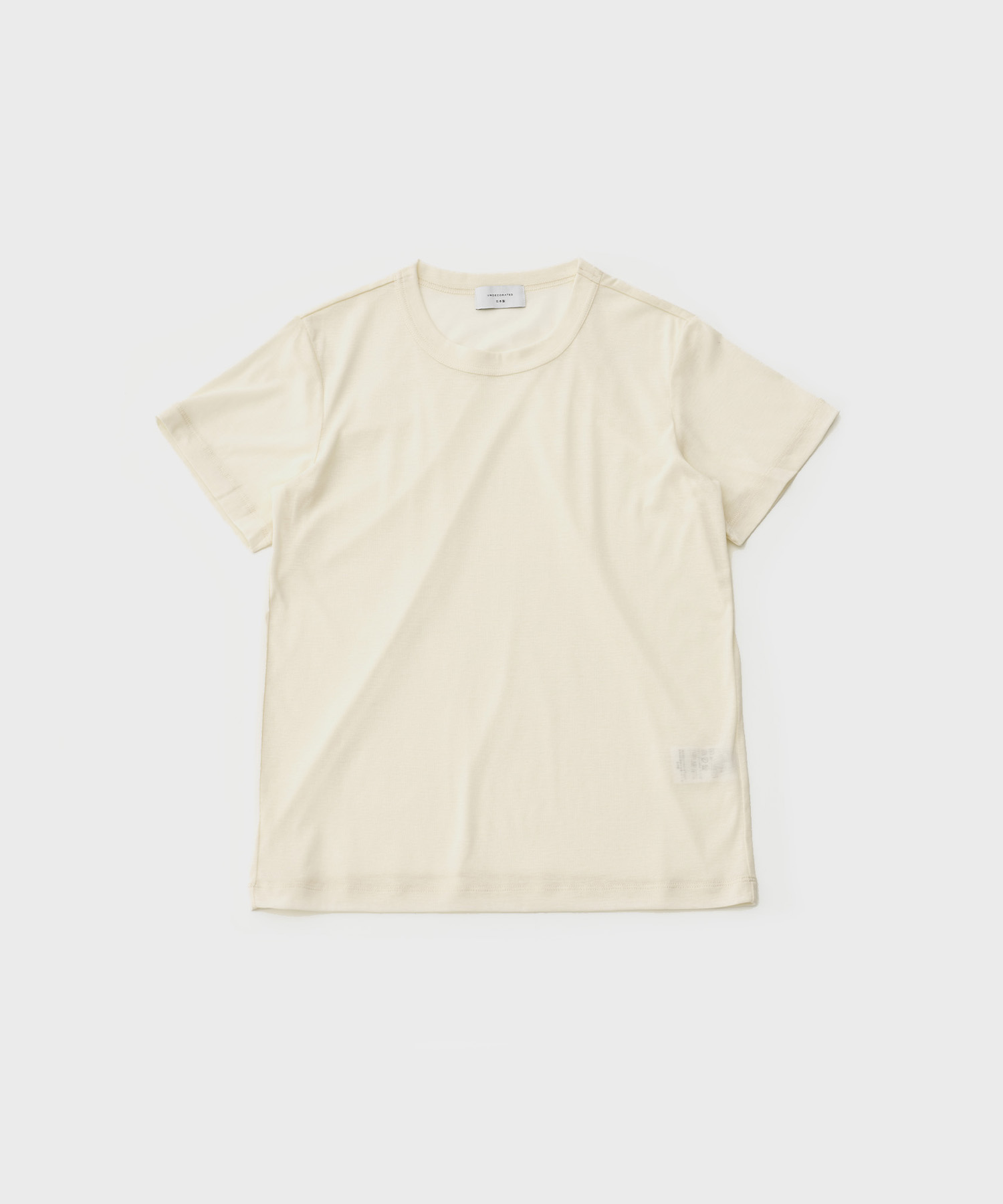 Sheer Cotton Mini T-Shirt (Ivory)