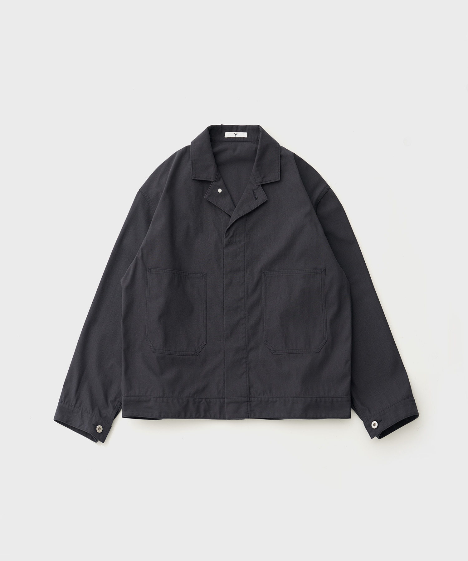 (w) Org Cotton / Recycle Polyester Twill Blouson (Navy)