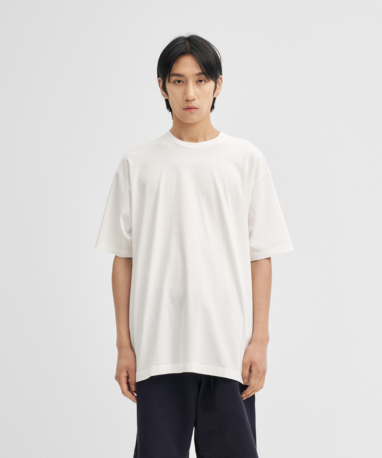Organic Cotton Jersey SS T Shirt (White)
