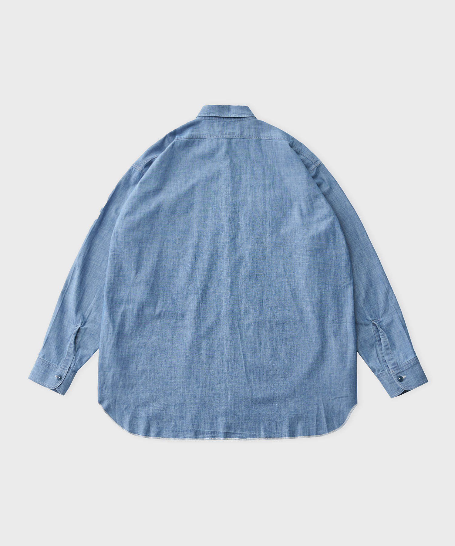 Used Wash Hyper Big Shuttle Chambray Shirt (U.Blue)