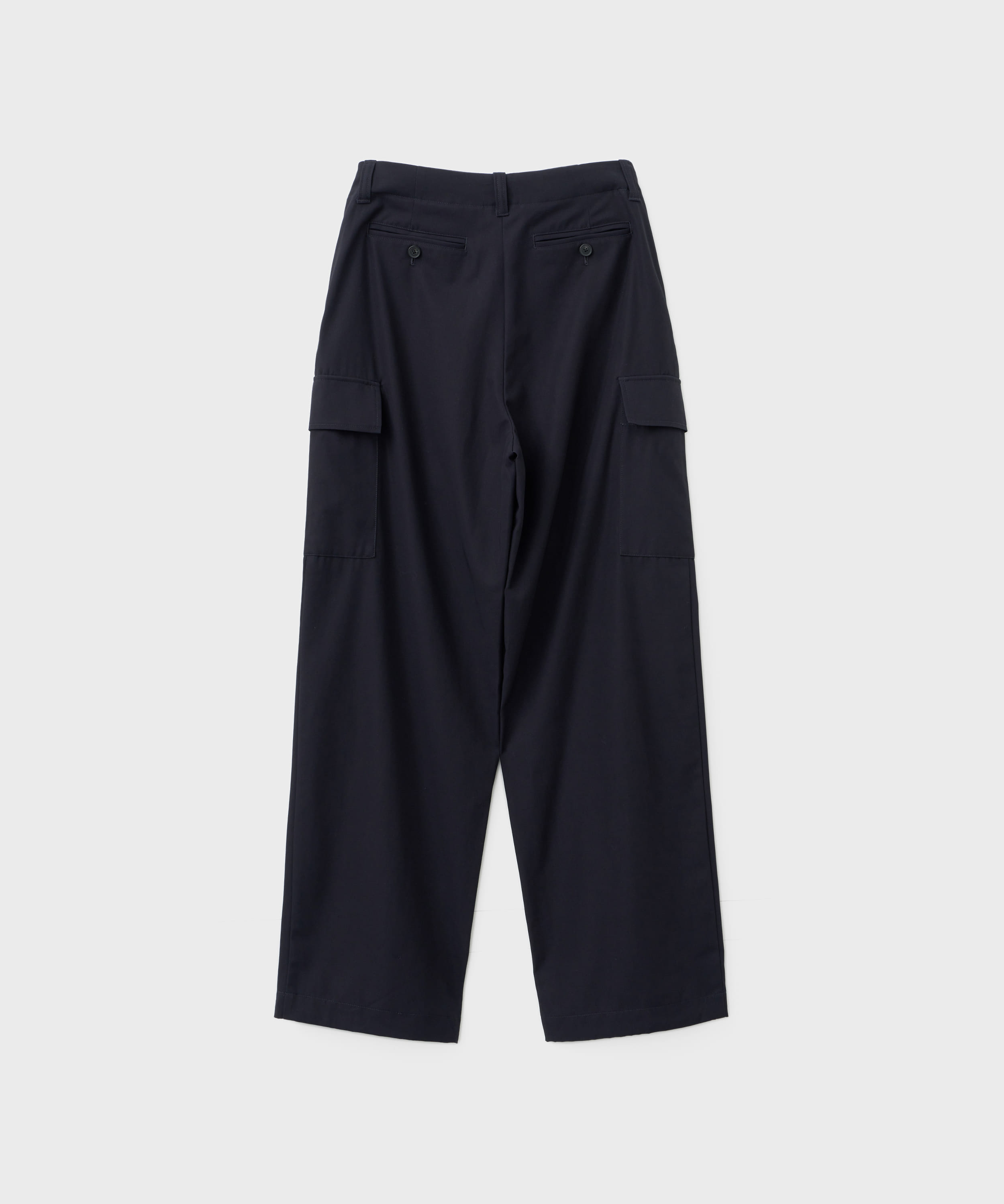 Cotton Twill Military Pants (Dark Navy)