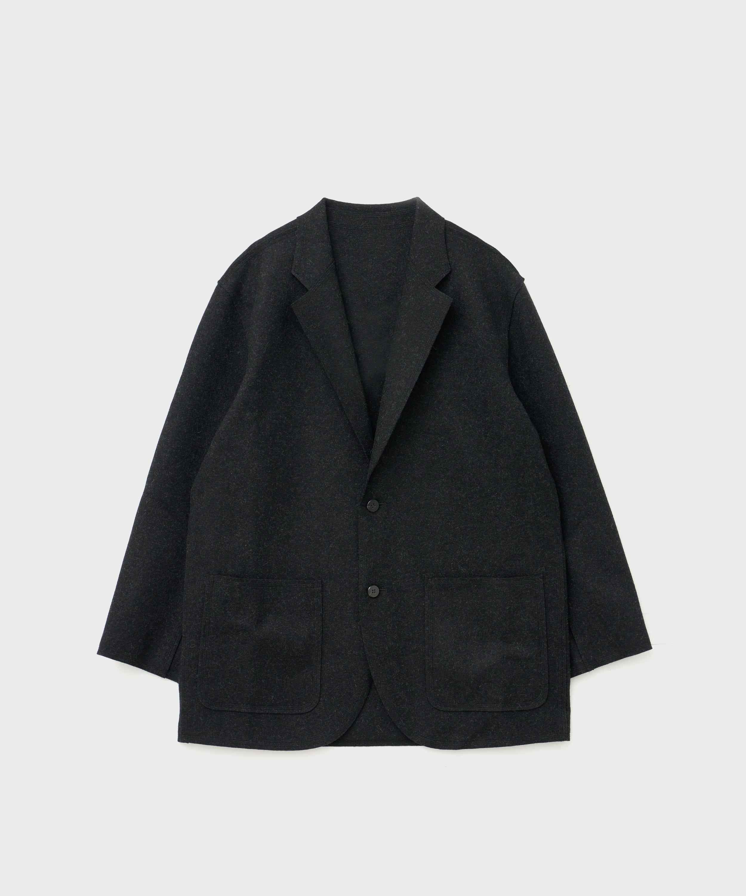 Lambs Wool Felt Jacket (Grey)