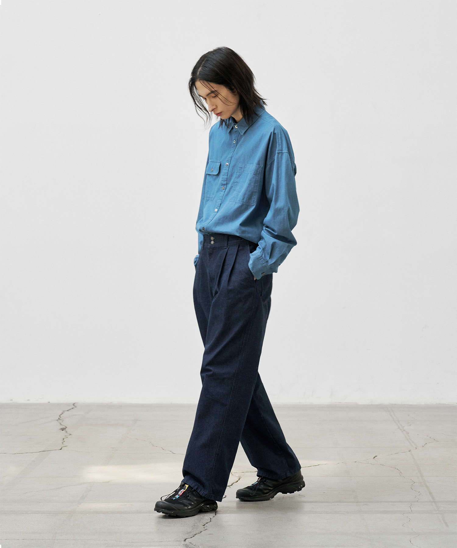 Santiago Kaihara Denim Pants (Deep Blue)