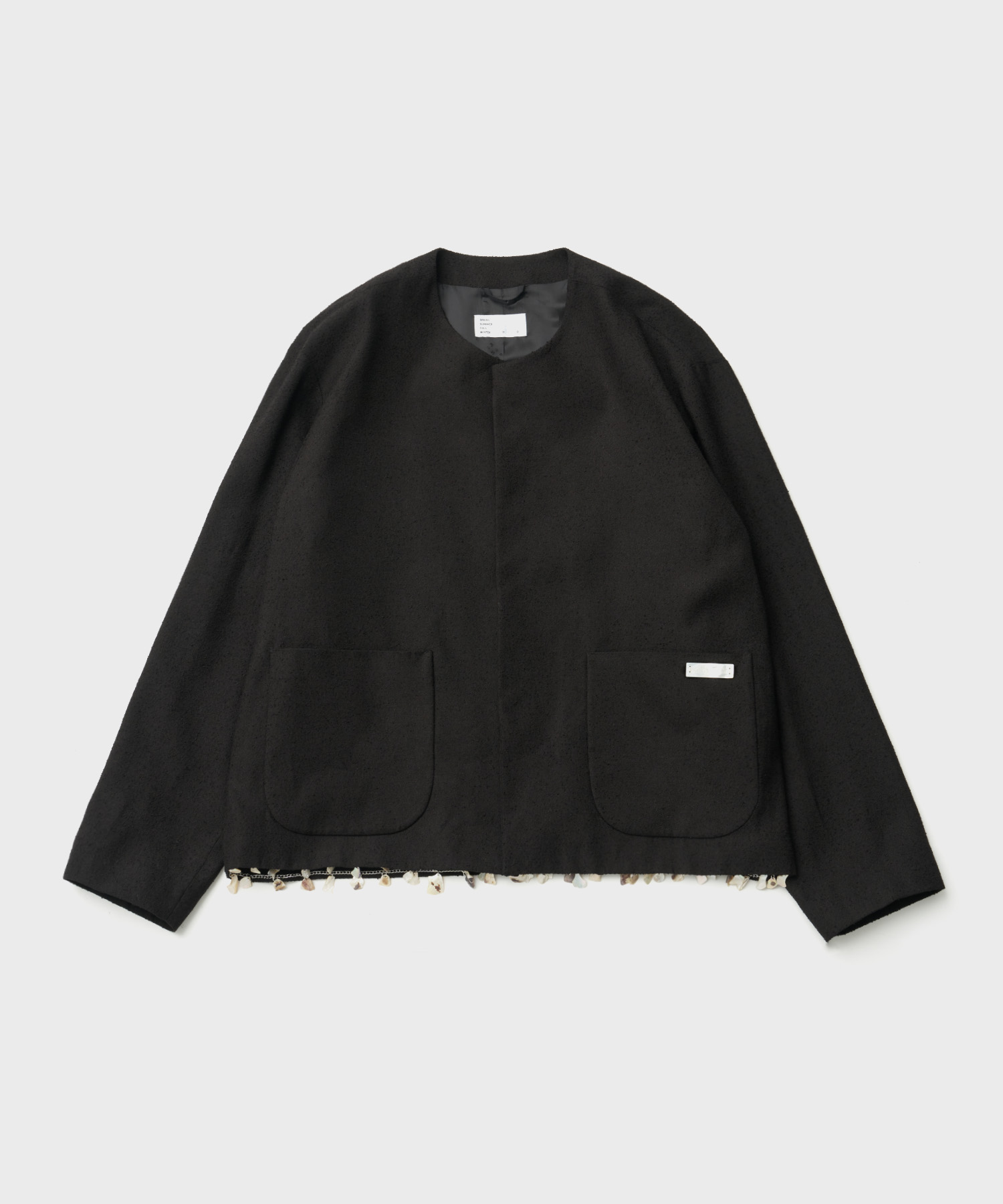 Cadena Cardigan Coat (Black)