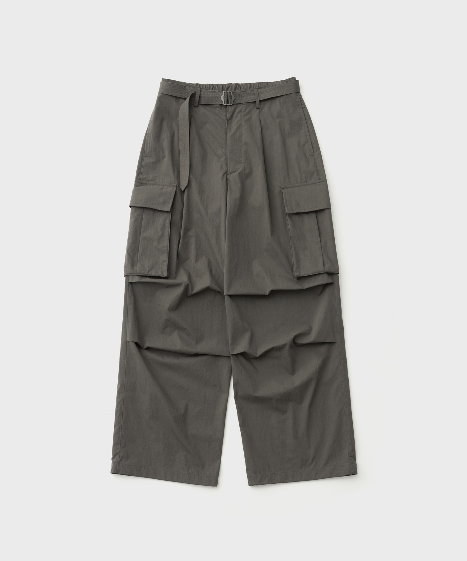 Parachute Belted Pants (Dark Khaki)