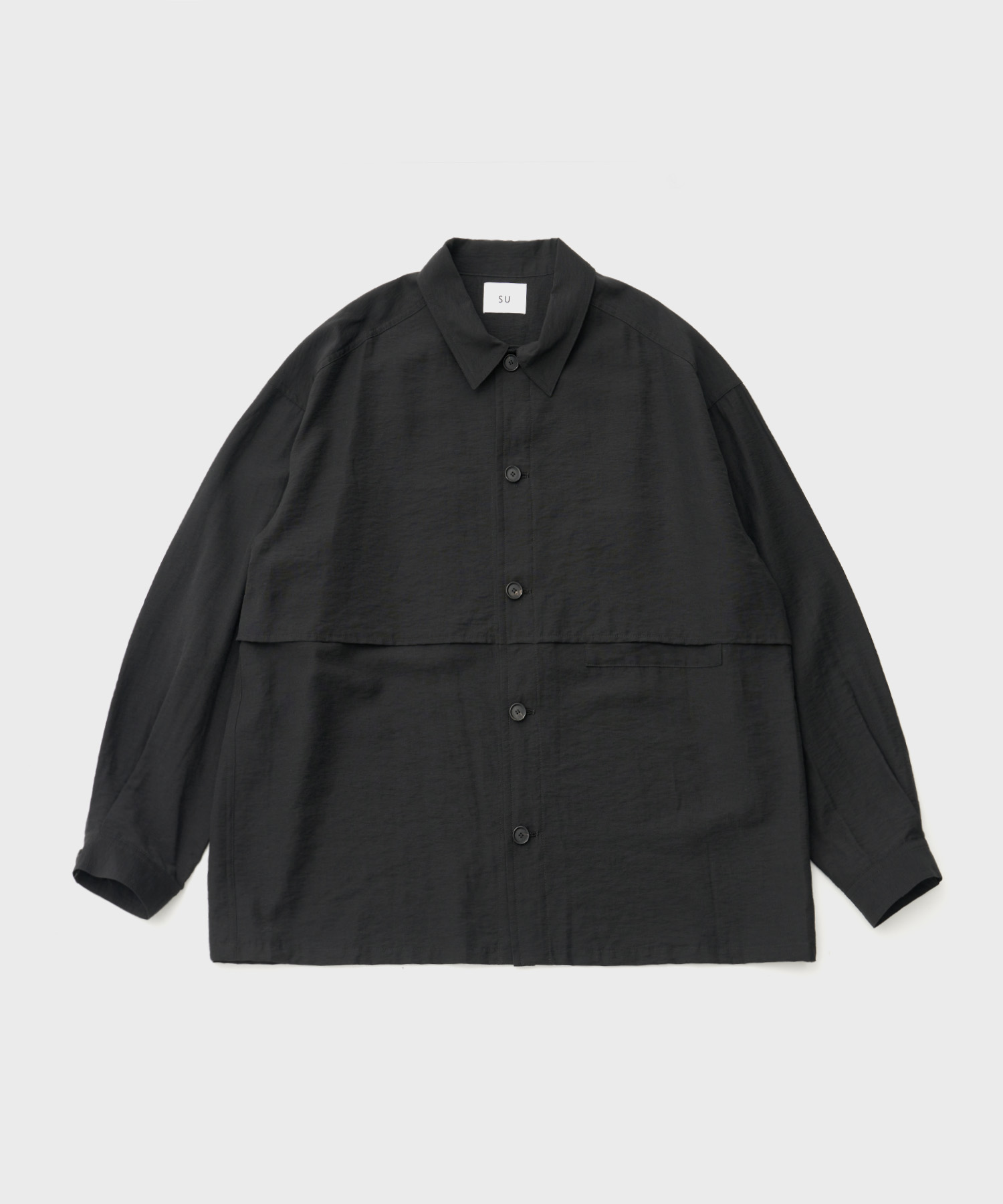 Full Circle Yoke L/S Shirt (Black)