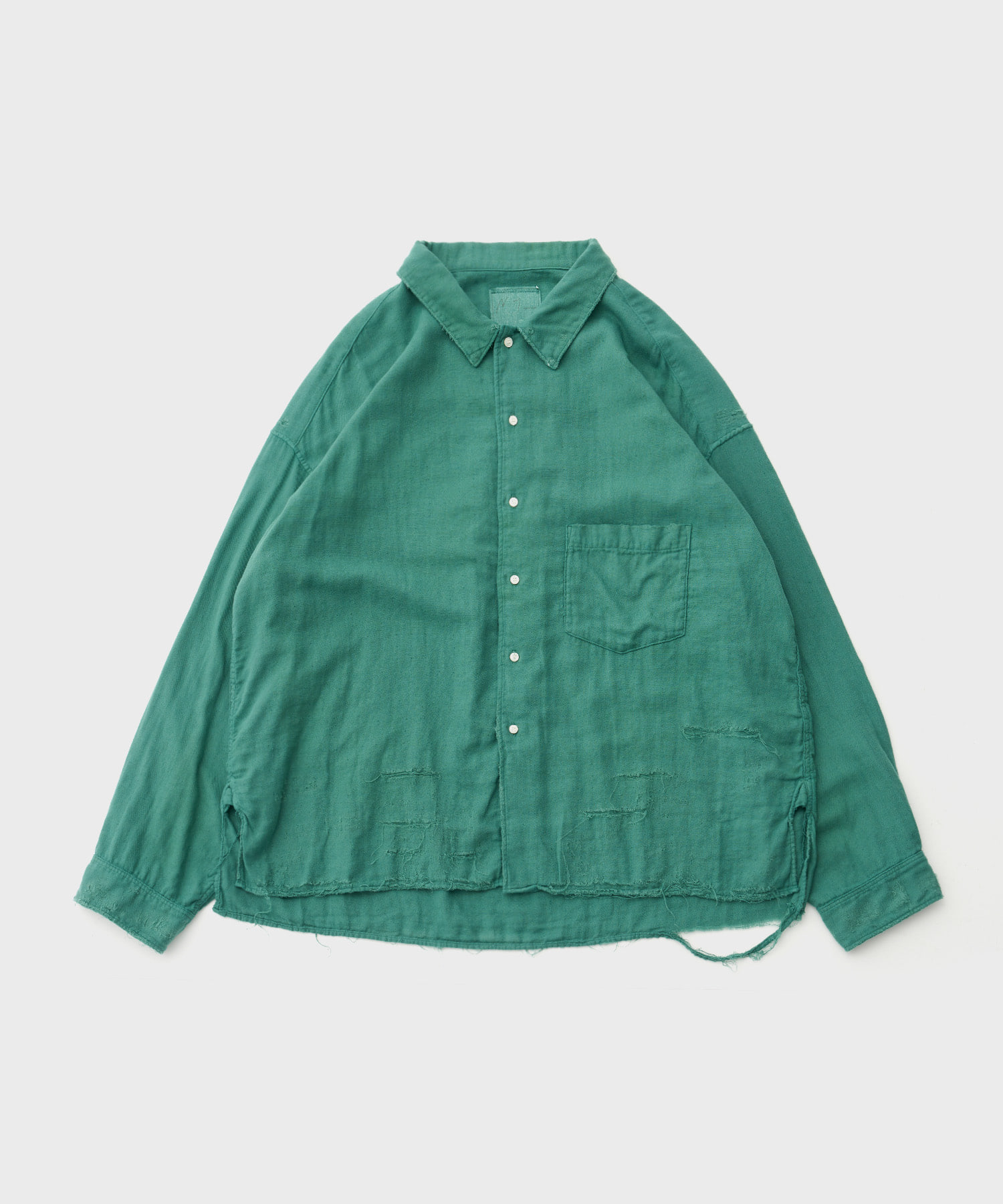 Doublegauze Crash L/S Shirt (Green)