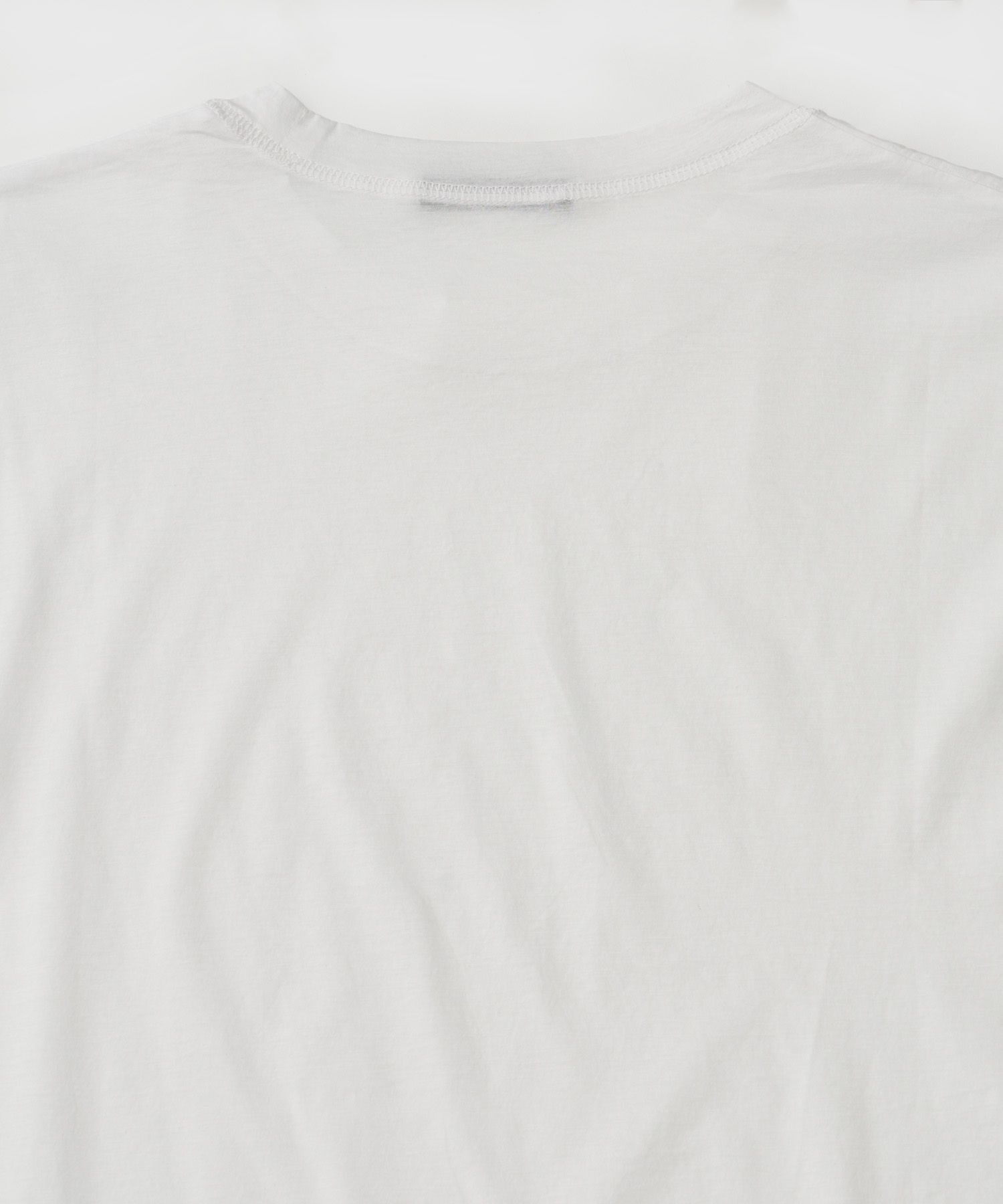 Cotton Sheer Jersey SS Pullover Tee (White)