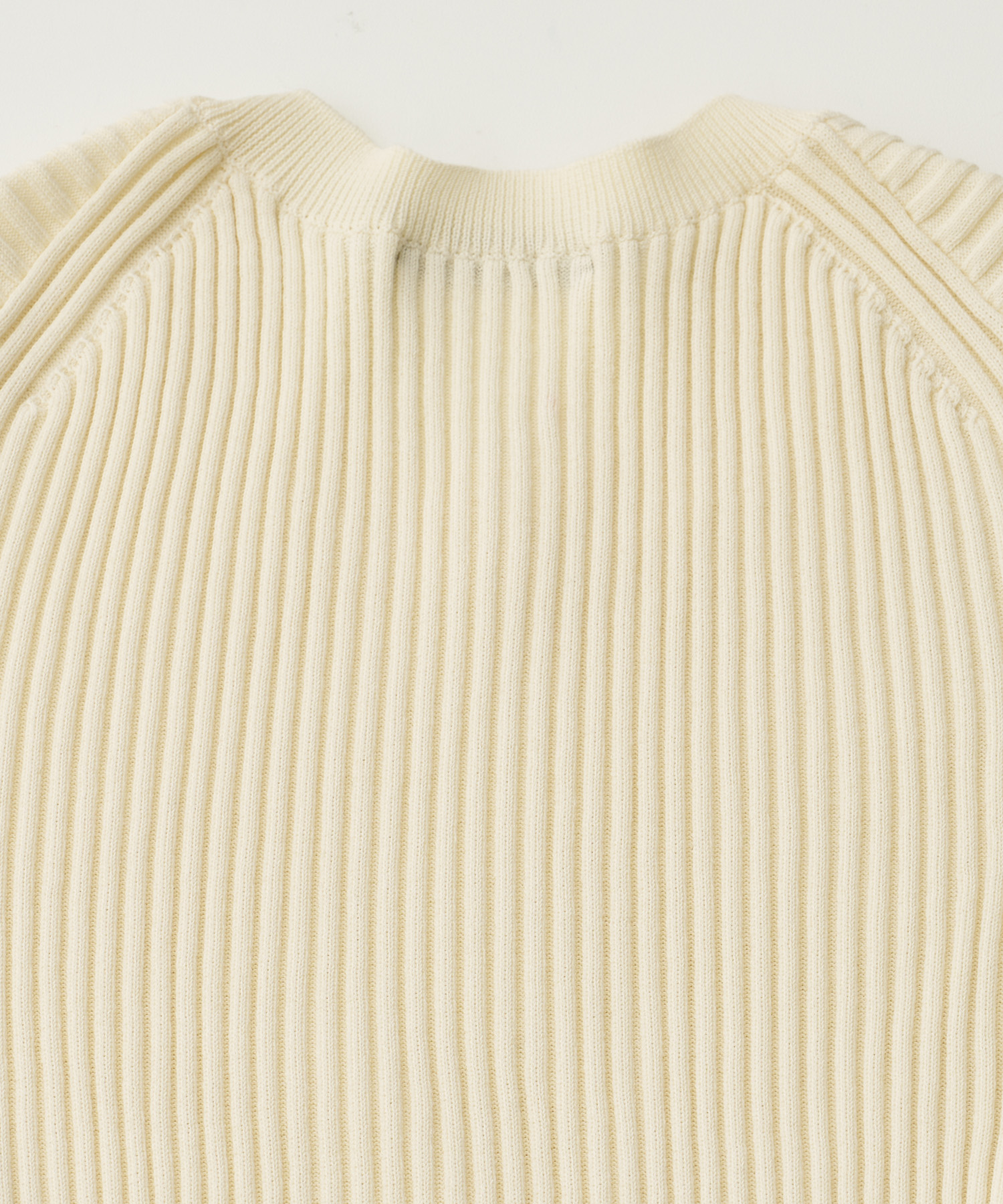 Cotton Nylon SS Pullover Sweater (Ivory)