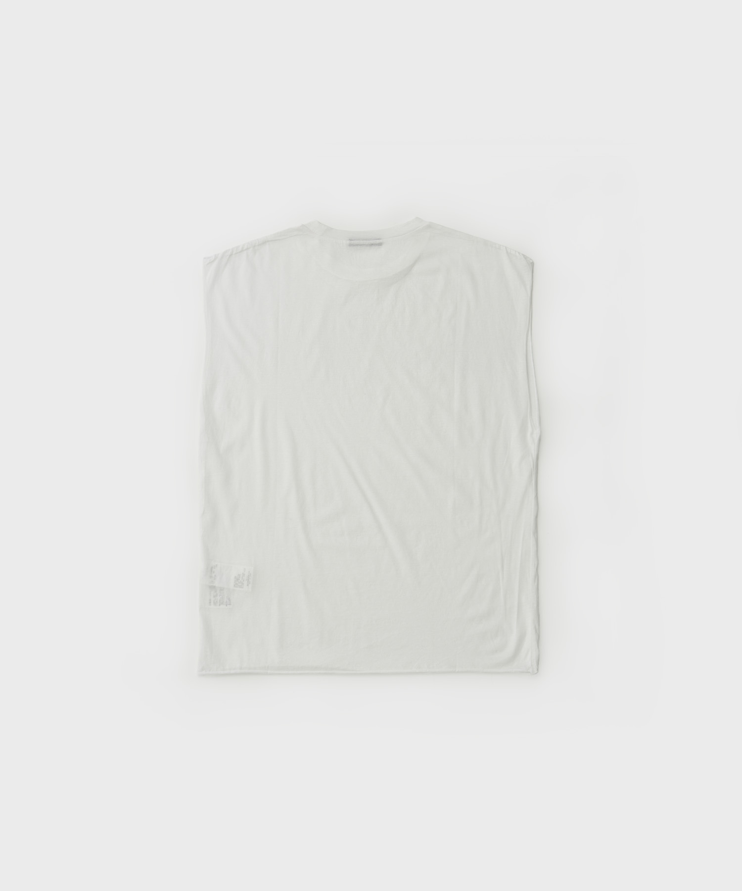 Cotton Sheer Jersey NS Pullover Tee (White)