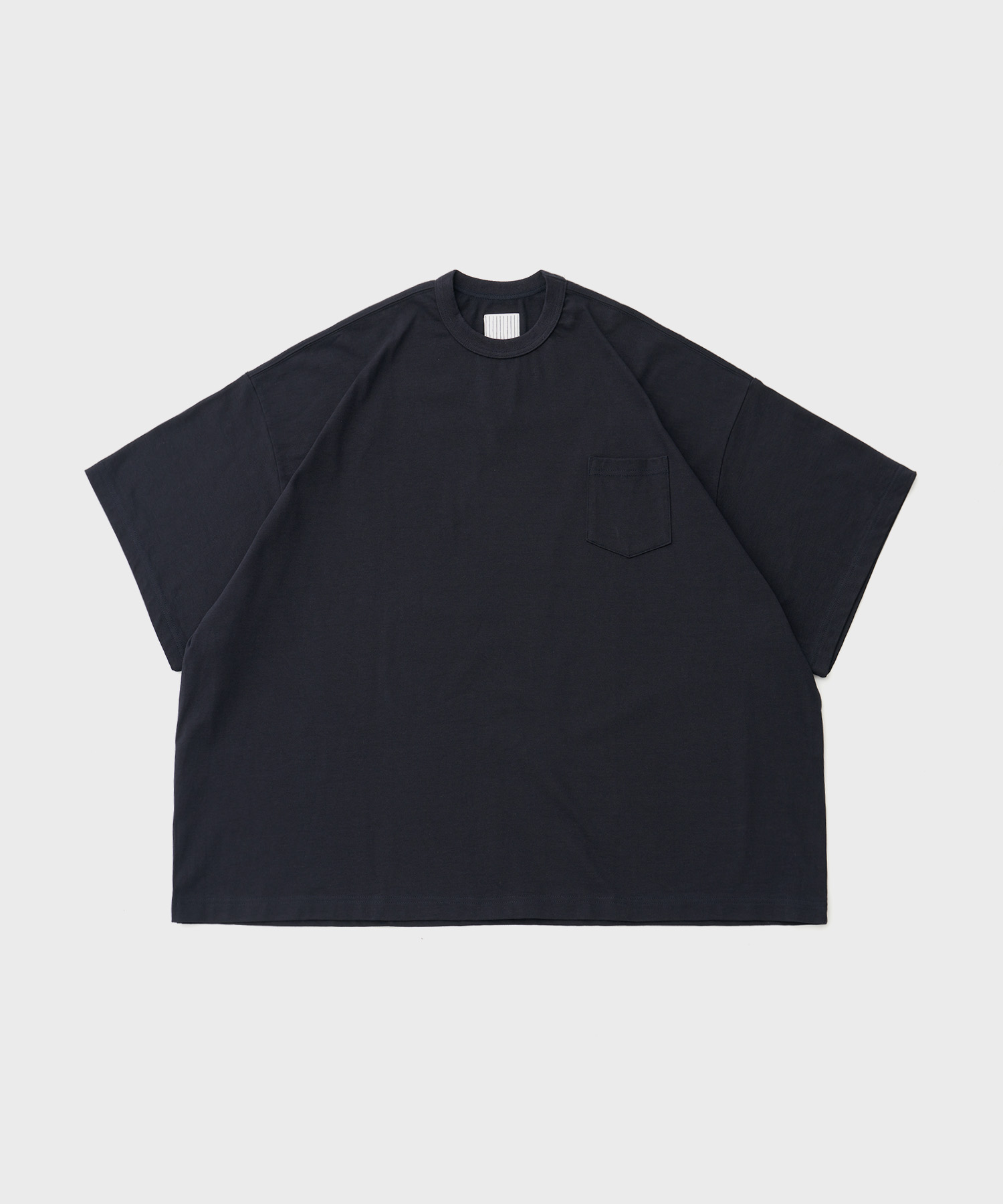 Super Big Flat Pocket Tee (Navy)