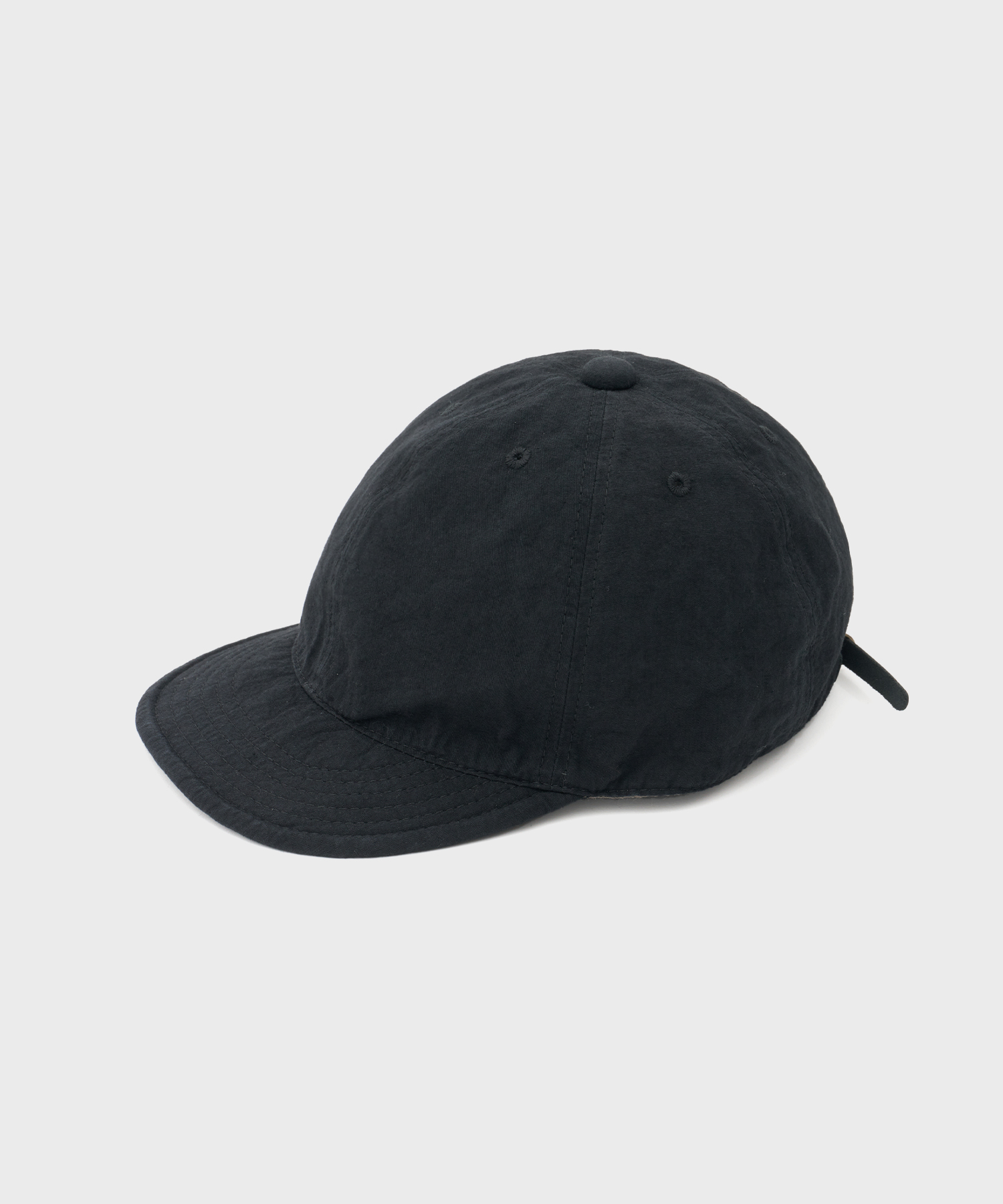 Cotton Linen Weather Cap (Black)
