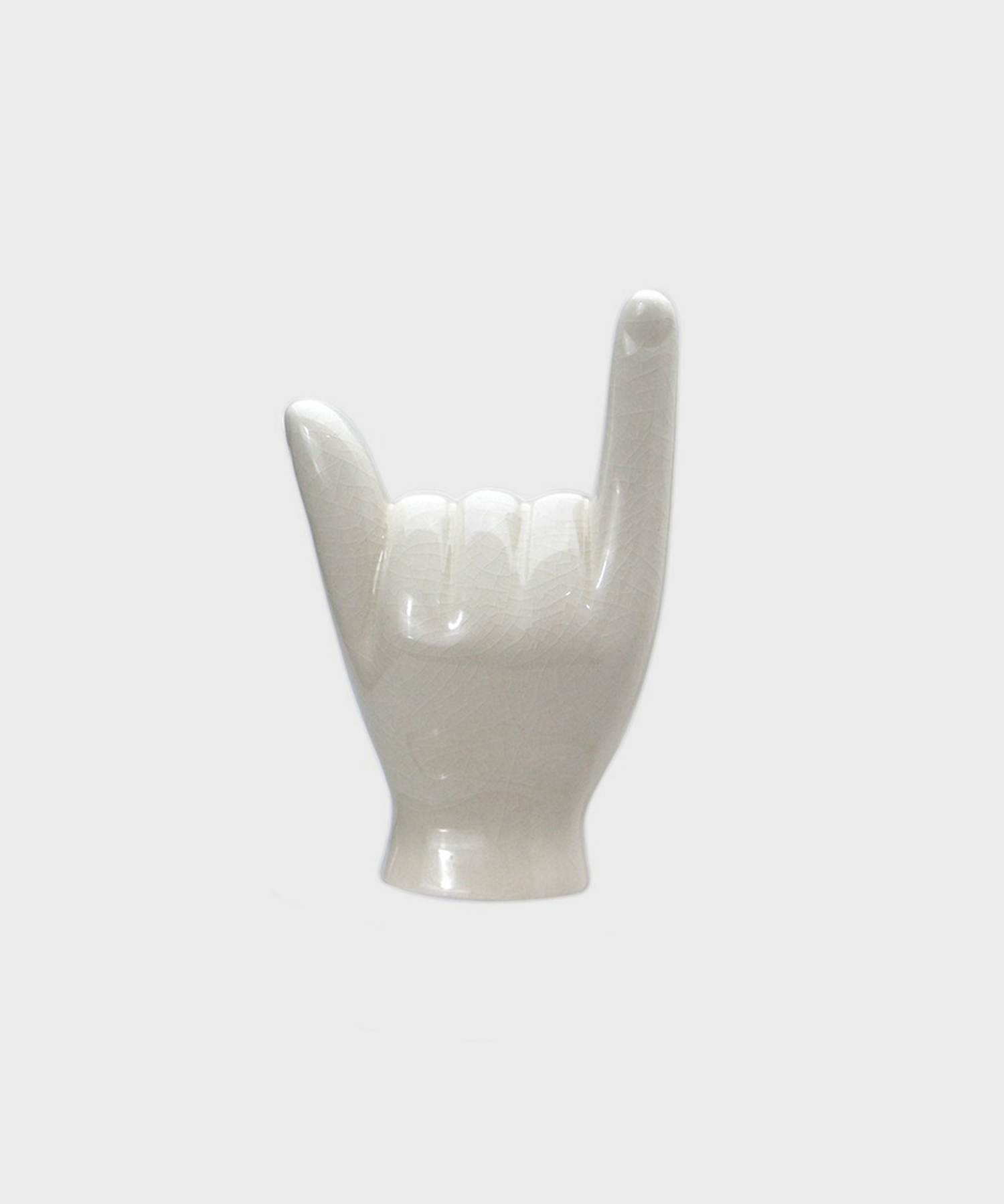 Porcelain Hand Objet (Hang Loose)