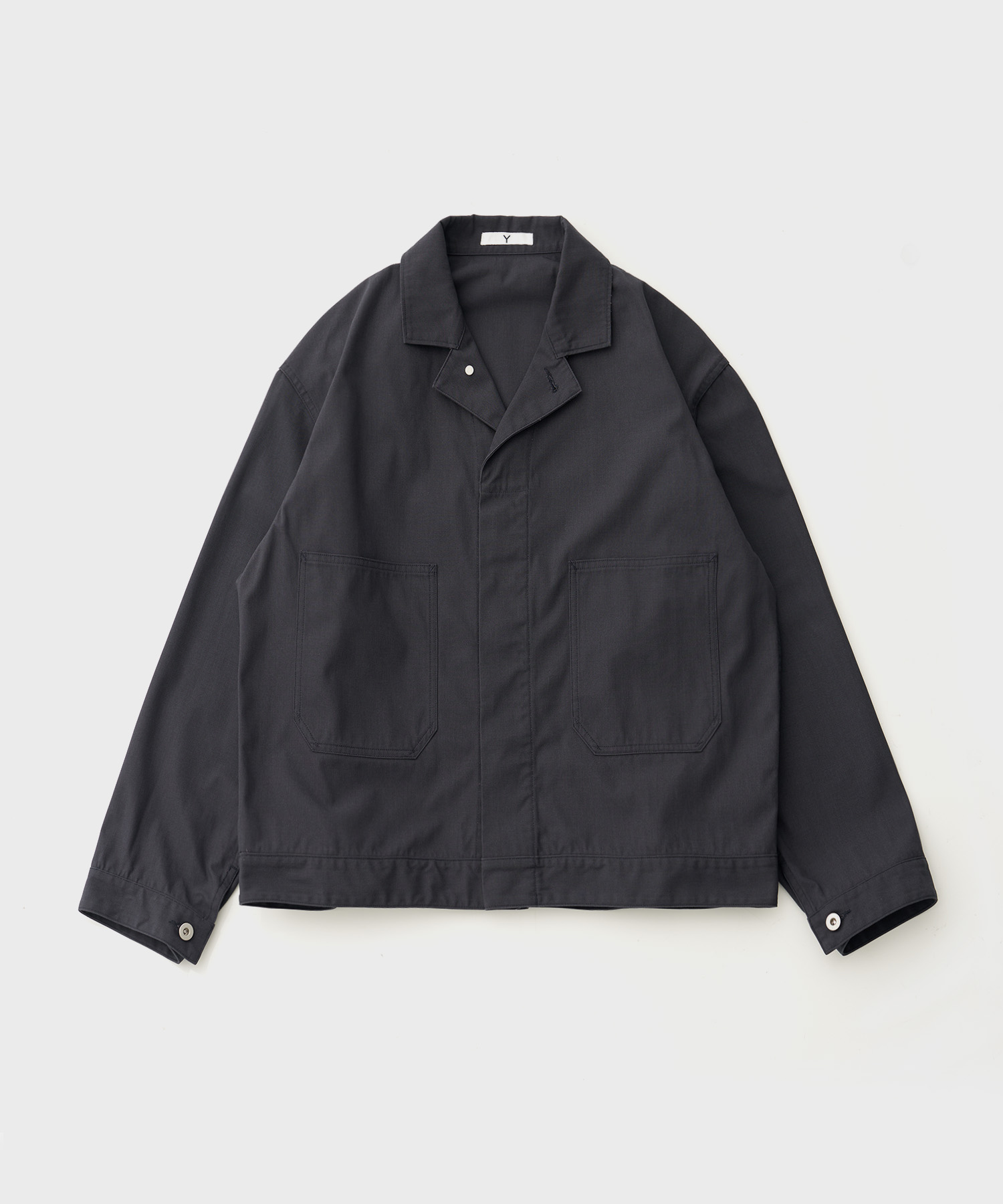 Org Cotton / Recycle Polyester Twill Blouson (Navy)