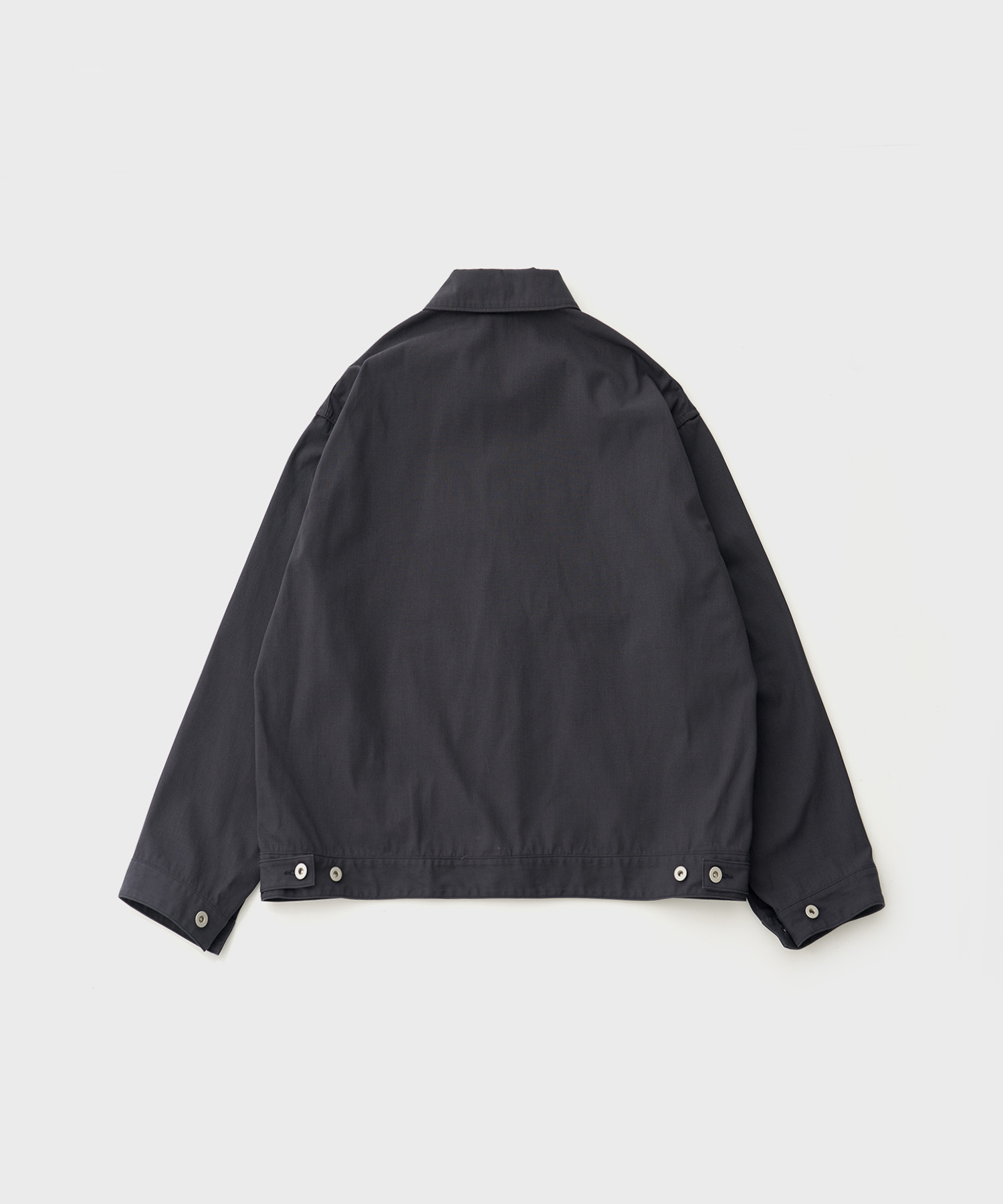 (w) Org Cotton / Recycle Polyester Twill Blouson (Navy)