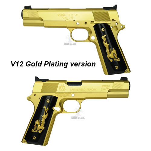 (입고)SFA V12 Face Off slide&amp; frame Kit for Marui MEU &amp;#8211;Aluminum Gold Plating