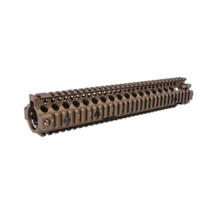 EMG LICENSED CNC ALUMINUM DANIEL DEFENSE 12.5 INCH M4A1 RIS II AIRSOFT HANDGUARD - DE