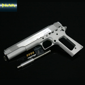 NOVA CNC SV Infinity 6inch Metal Slide &amp; Frame for Marui Hi-Capa (Silver)