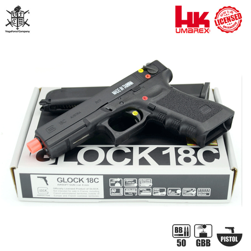 [입고완료] Umarex Glock18C Gen3 50rds GBB Pistol (by VFC)