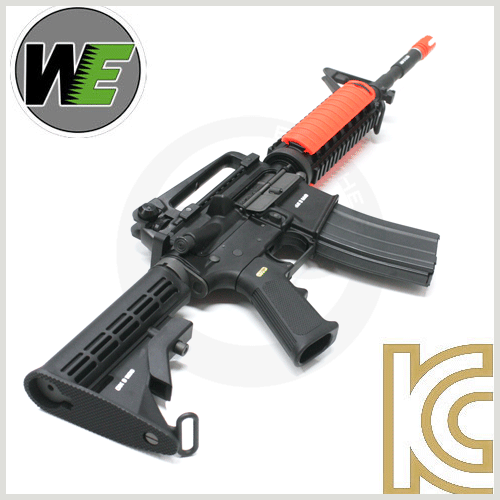 WE M4A1 RAS GBB Rifle-Open Chamber System