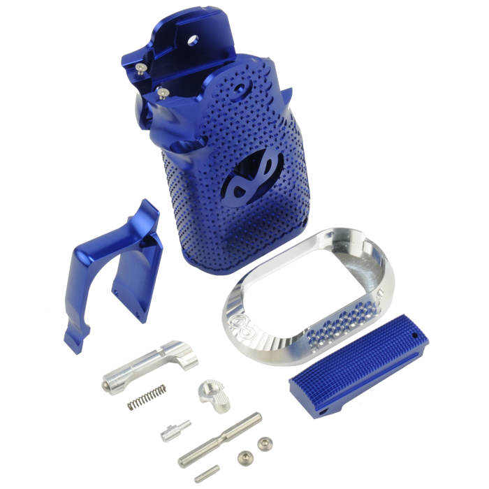 Prime Aluminum Grip for Hi-CAPA Type H - Blue