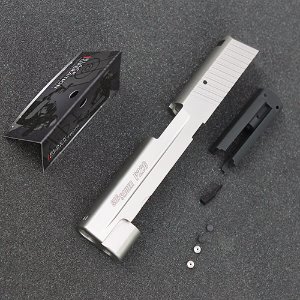 가더社 Stainless CNC Slide Set for MARUI P226/E2 (Silver/Late Ver. Marking)