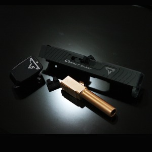 Nova CNC Aluminum T-style G43 Slide with (Rosewood) barrel Set for Hogwards+Magazine Pad / VFC / Taiwan Airsoft G42 GBB series