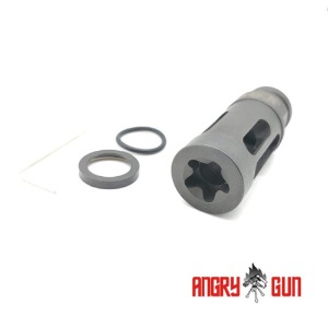 ANGRY GUN BCM STYLE GUN FIGHTER COMPENSATOR - 14MM CCW