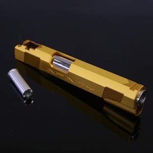 Airsoft Masterpiece Infinity Vintage Standard Slide for Tokyo Marui Hi-Capa / 1911 GBB - Gold  + 아웃 바렐