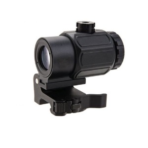 GK TACTICAL G43 3X MAGNIFIER WITH QD FLIP MOUNT - BLACK