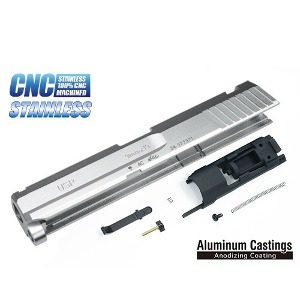 가더 스테인레스 CNC 슬라이드 세트 for MARUI USP (9mm/Silver) Stainless CNC Slide Set