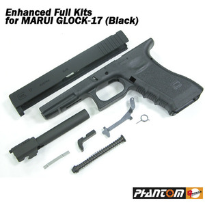 Enhanced Full Kits for MARUI GLOCK-17 (Black)