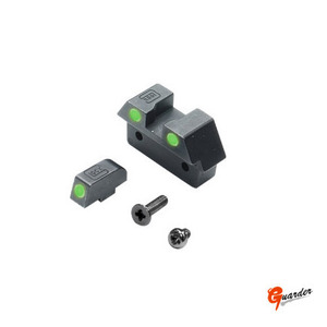 Steel Night Sight for MARUI GLOCK-26 (Green)