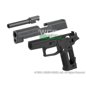 New PGC P226 Navy CNC Metal slide frame for Marui P226 E2