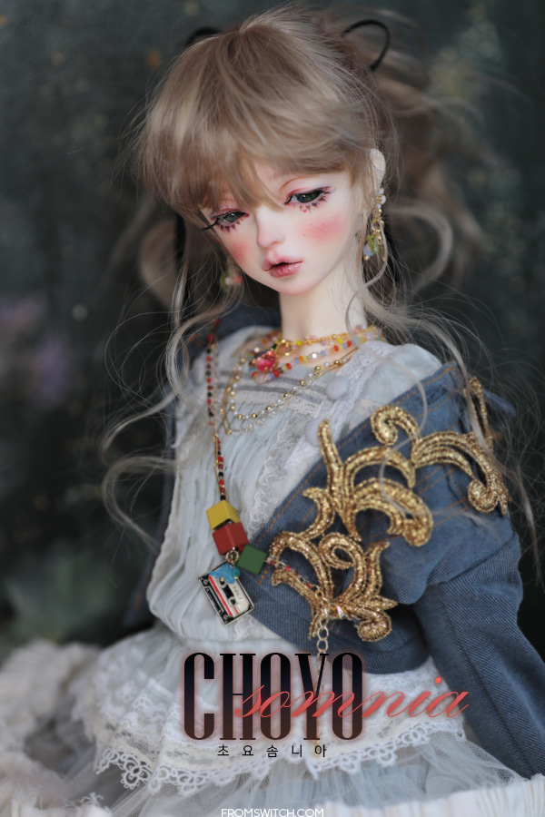 SWITCH社製 CHOYOカスタムヘッド(ロージーホワイト肌) SDGr少女 人形