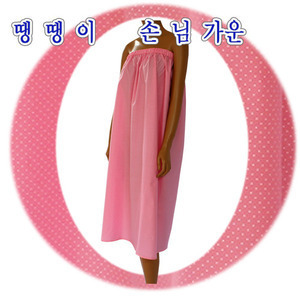 땡땡이 가운(면혼방)