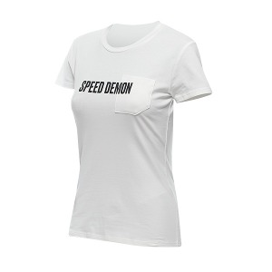 반팔상의 DEMON POCKET T-SHIRT WMN