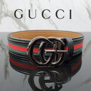 [국내배송] 구찌 GUCCI GG 웹 삼선 벨트 814