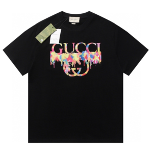 [국내배송] 구찌 GUCCI 페인팅 프린트 티셔츠 블랙